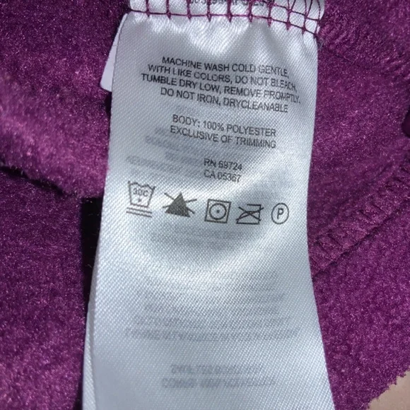 Columbia Women's Maroon Fleece Jacket - Picture 7 of 8